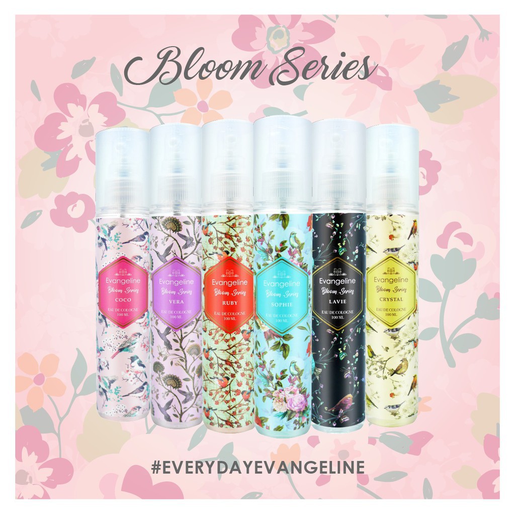 Evangeline Eau De Cologne Bloom Series 100ml - Crystal *