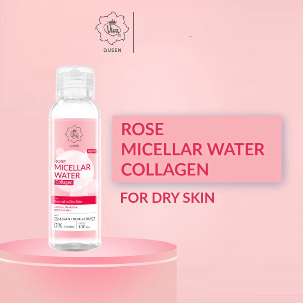 Viva Queen Rose Micellar Water Collagen 100ml
