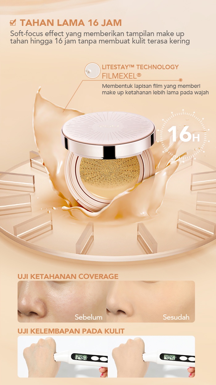 YOU Noutriwear+ Flawless Cushion Foundation REFILL - W703 Warm Ivory