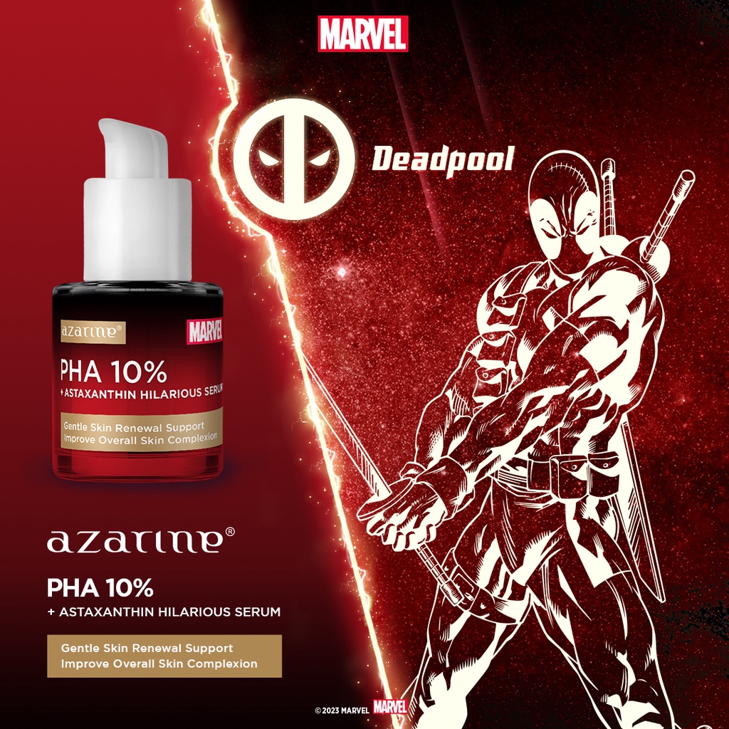 Azarine x Marvel PHA 10% + Astaxanthin Hilarious Serum 20ml