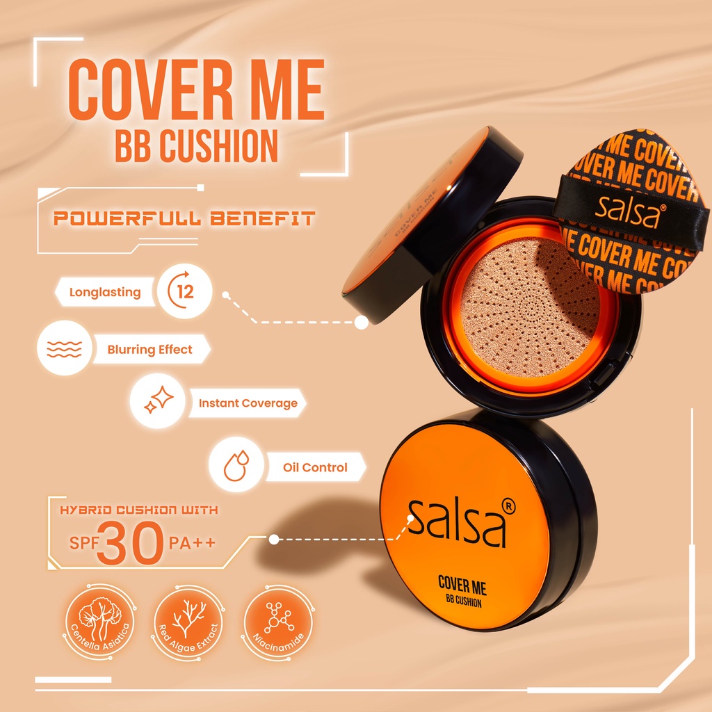 Salsa Cover Me BB Cushion - Sesame