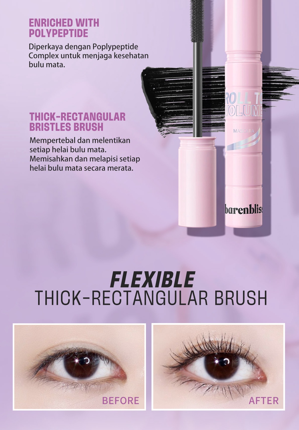 BNB Barenbliss Roll To Volume Mascara 8gr