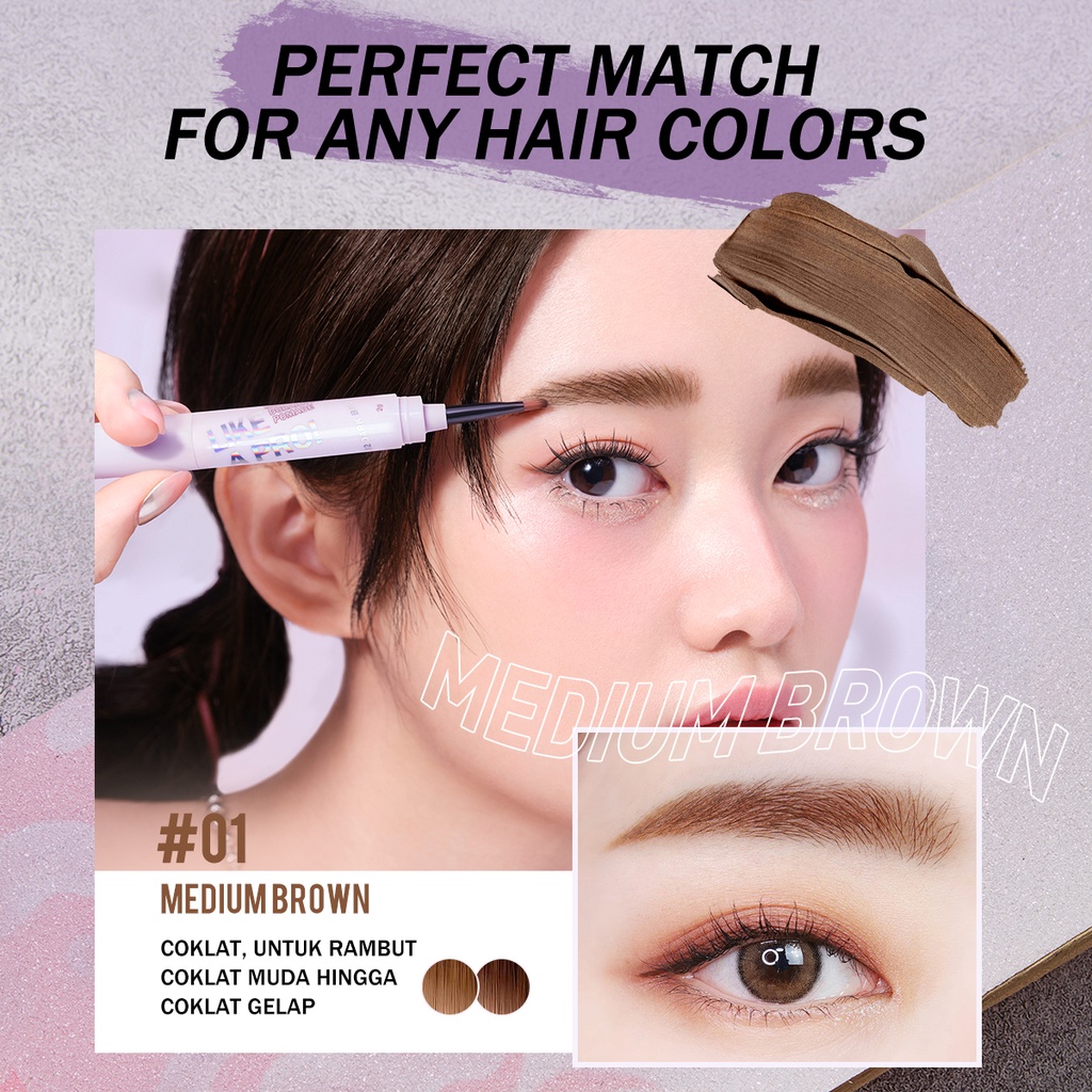 BNB Barenbliss Like a Pro Shockproof Durabrow Pomade - 01 Medium Brown