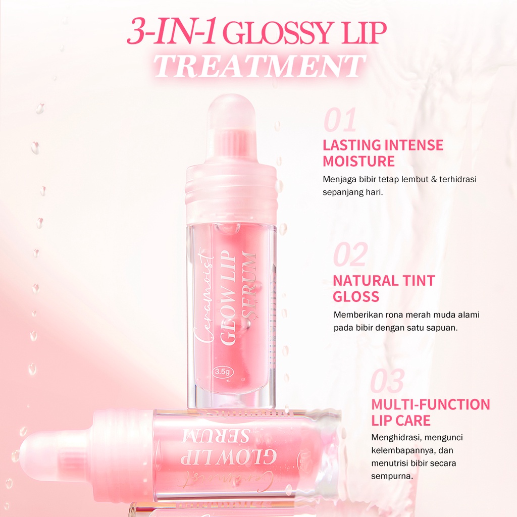 BNB Barenbliss Ceramoist Glow Lip Serum 3.5gr