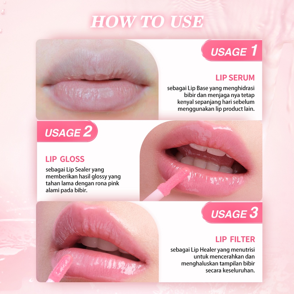 BNB Barenbliss Ceramoist Glow Lip Serum 3.5gr