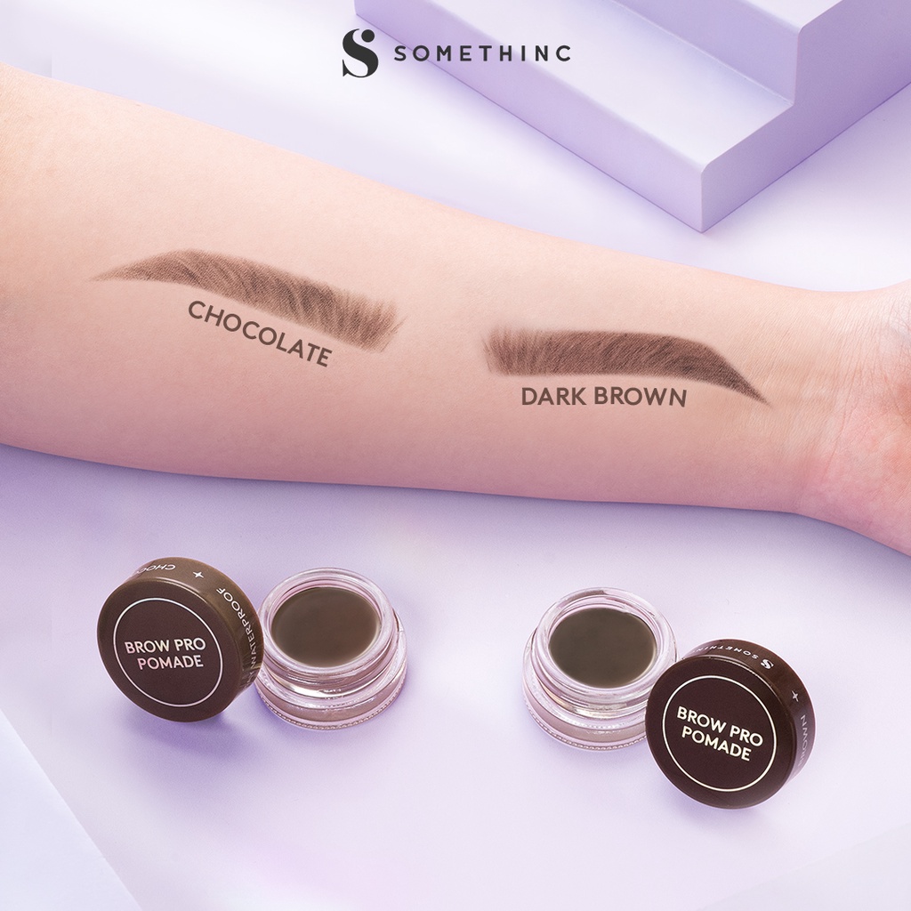 Somethinc Brow Pro Pomade 18Hr Stay - Dark Brown