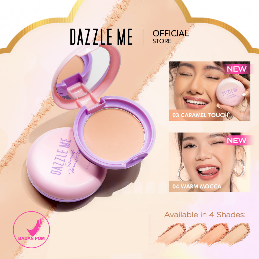 DAZZLE ME Muse Pressed Foundation 03 Caramel Touch