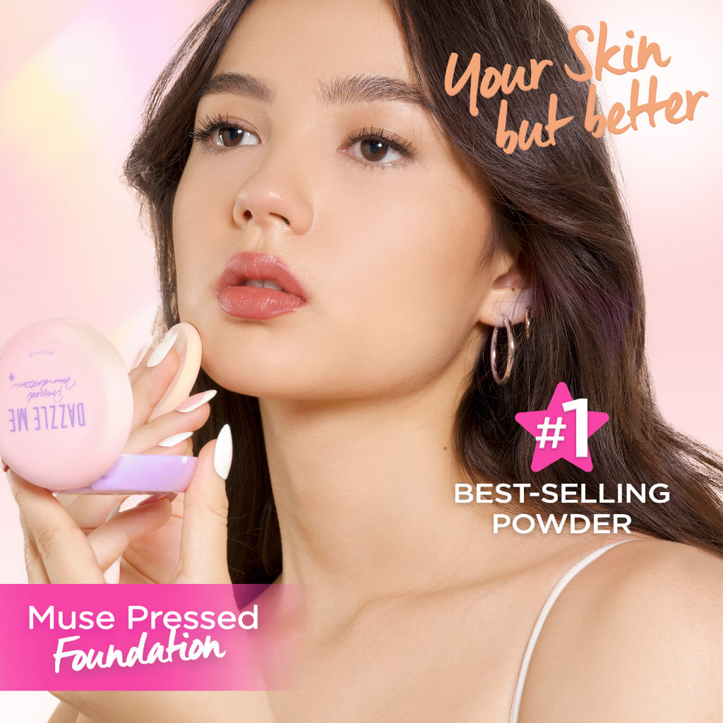DAZZLE ME Muse Pressed Foundation 03 Caramel Touch
