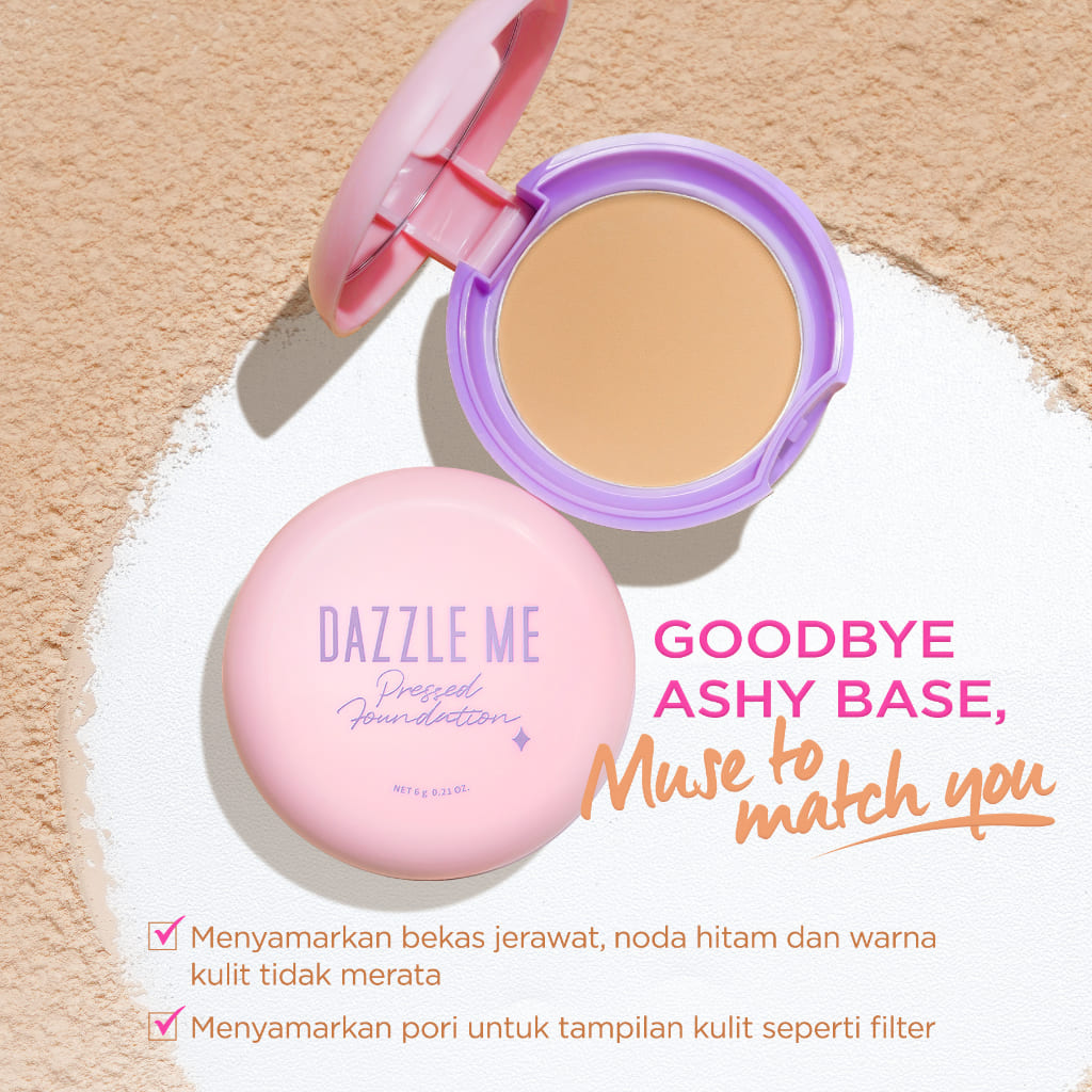 DAZZLE ME Muse Pressed Foundation 03 Caramel Touch