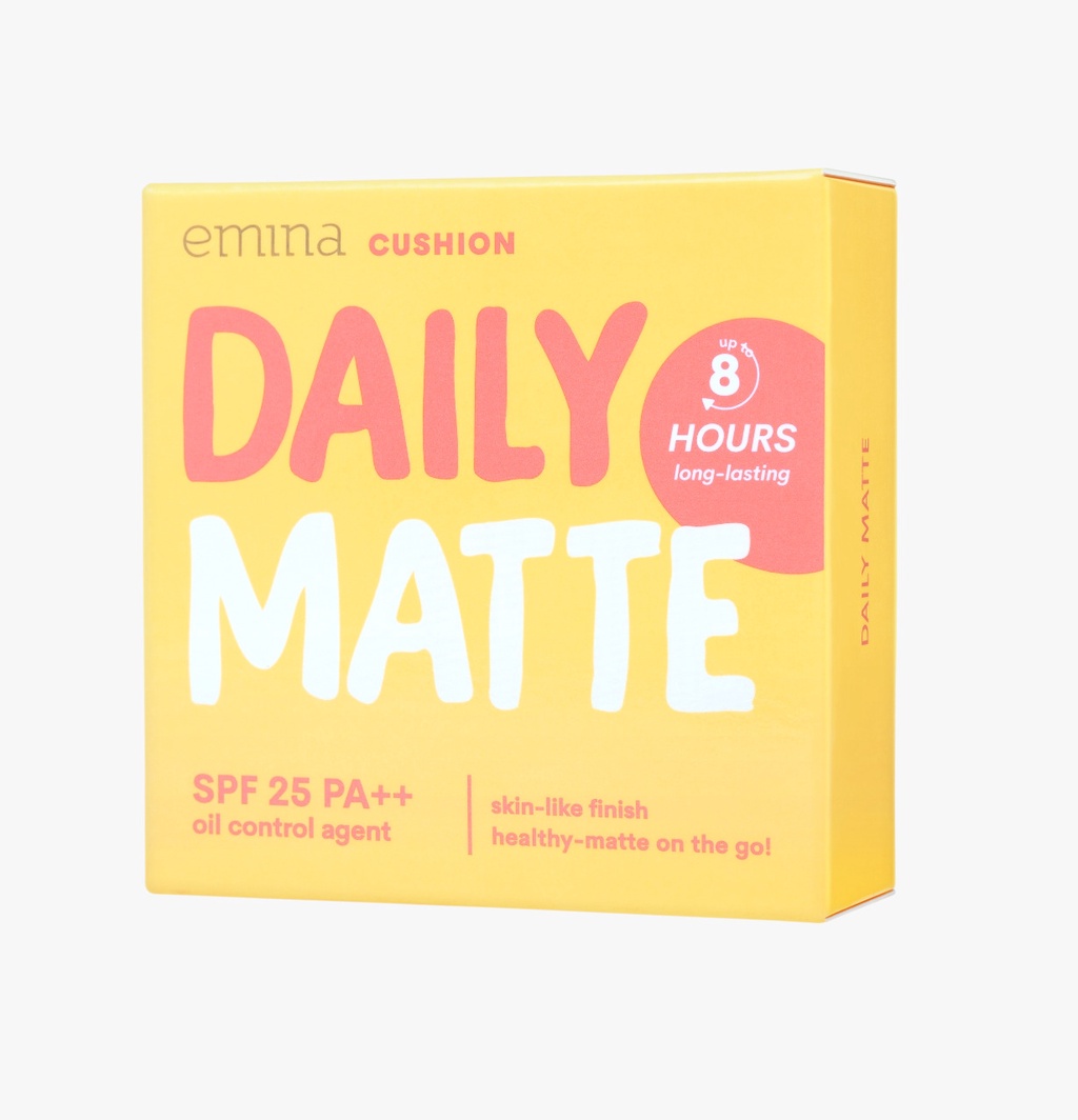 Emina Daily Matte Cushion SPF25 PA++ 15gr - W02 Natural