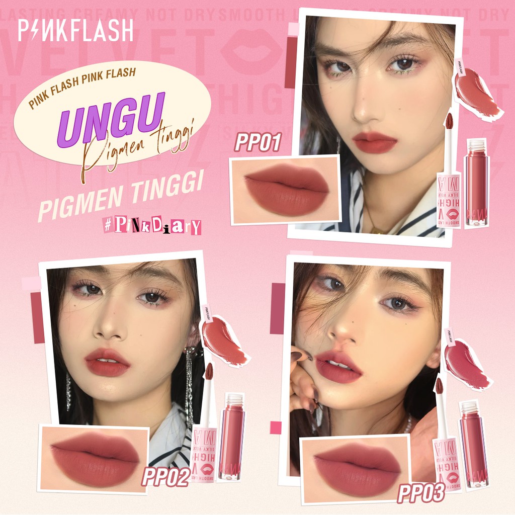 Pinkflash Silky Velvet Lip Cream PF-L04 - NU02