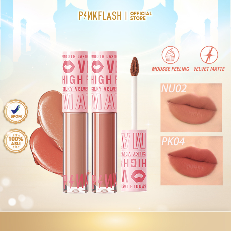 Pinkflash Silky Velvet Lip Cream PF-L04 - NU02