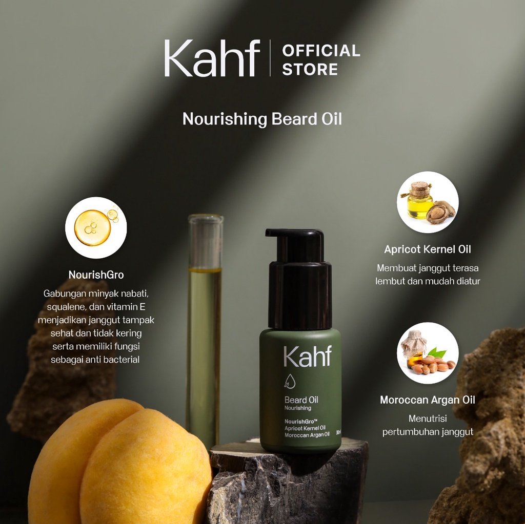 Kahf Beard & Hair Oil 30ml - Nourishing