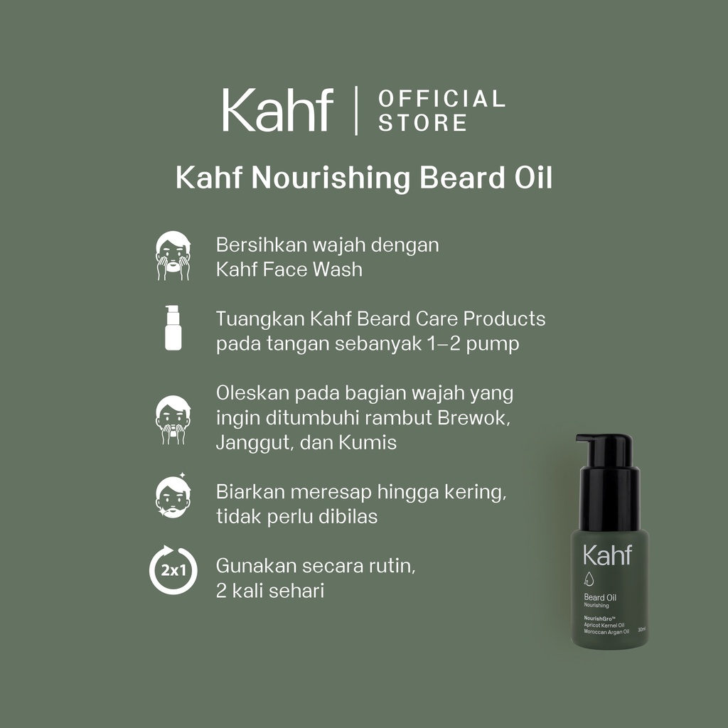 Kahf Beard & Hair Oil 30ml - Nourishing