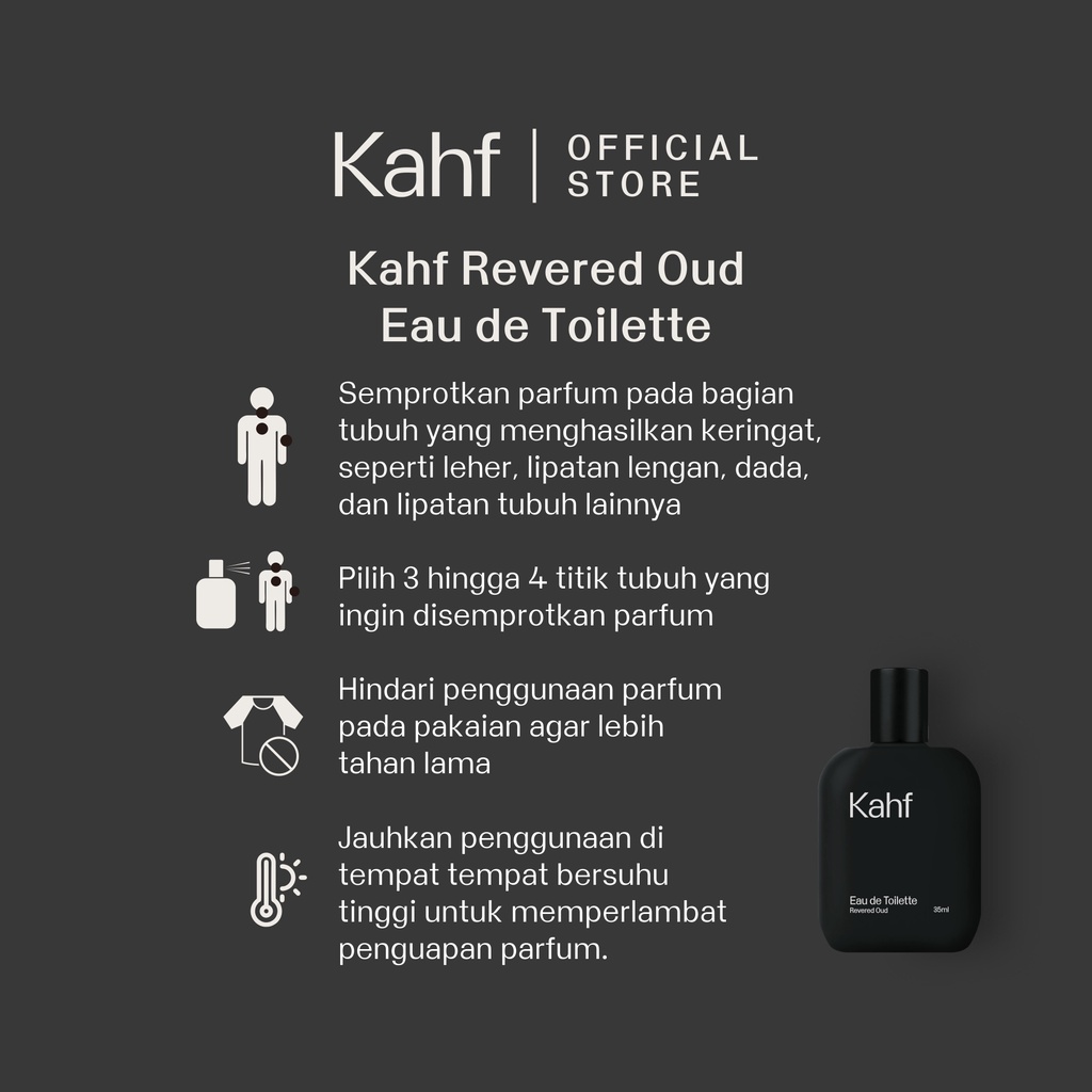 Kahf Eau de Toilette 35ml - Revered Oud