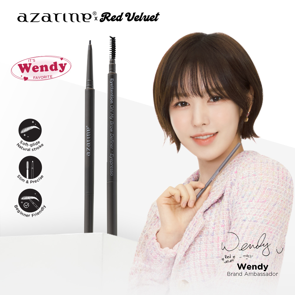 Azarine X Red Velvet - Oh! My Brow Definer - 03 Eyespresso (ASH GREY)