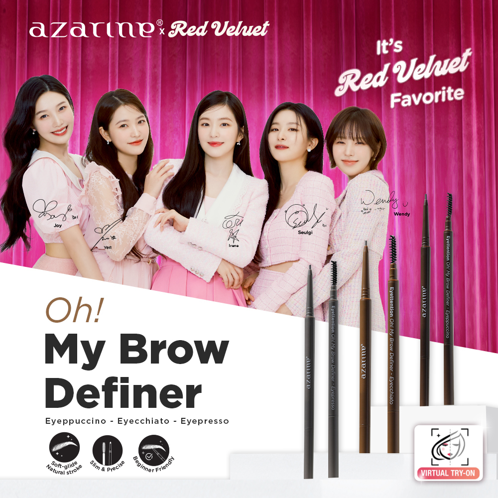 Azarine X Red Velvet - Oh! My Brow Definer - 03 Eyespresso (ASH GREY)