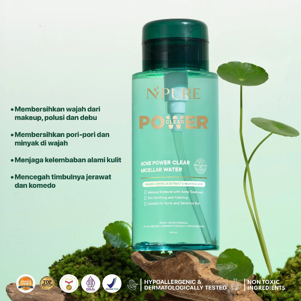 Npure Acne Power Clear Micellar Water 300ml