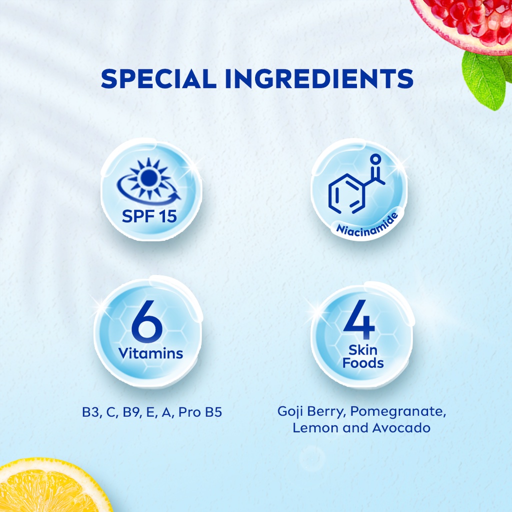 Nivea Extra Bright 10 Super Vitamins & Skin Foods Serum 180ml