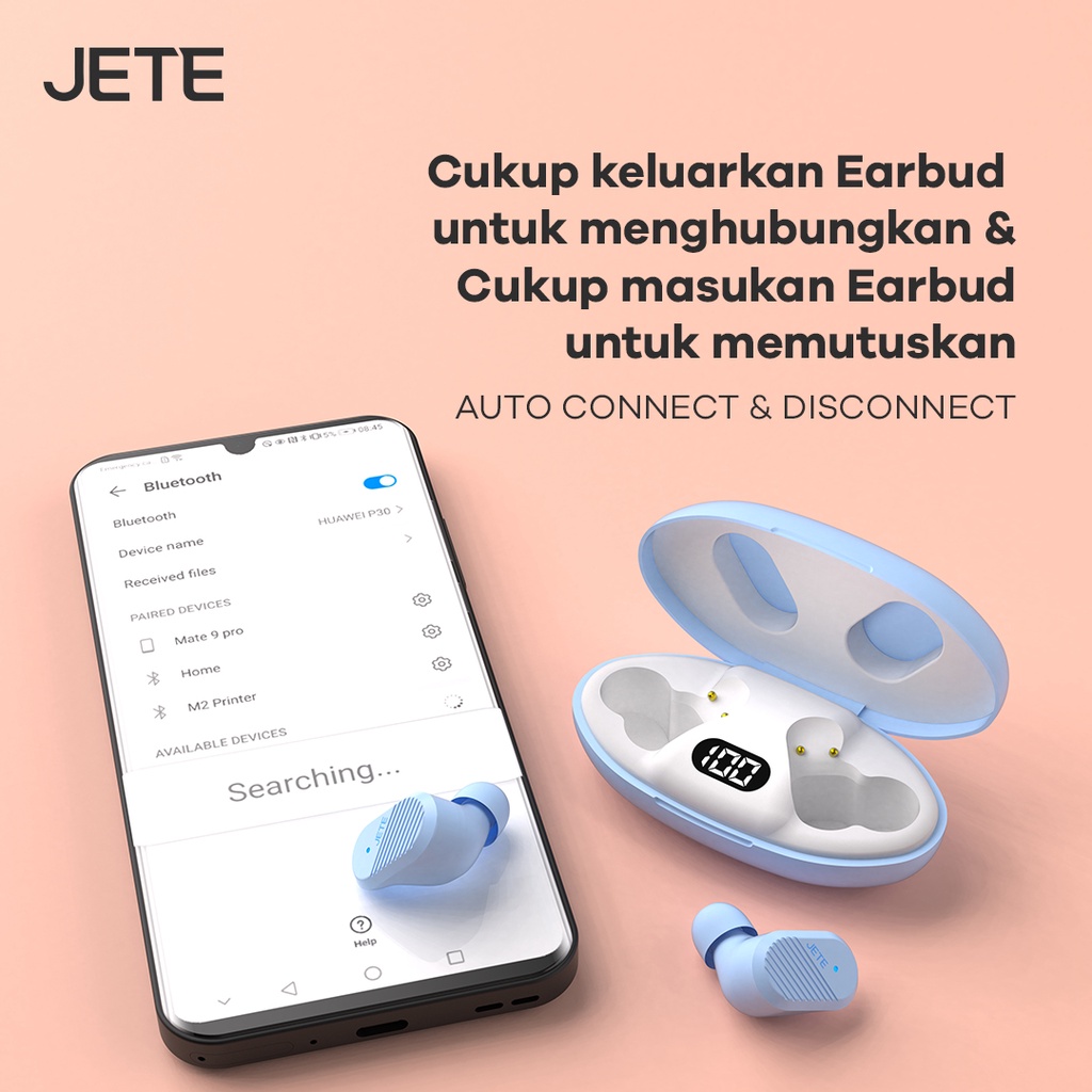 JETE Handsfree Bluetooth TWS CS1 JETE Handsfree Bluetooth TWS CS1