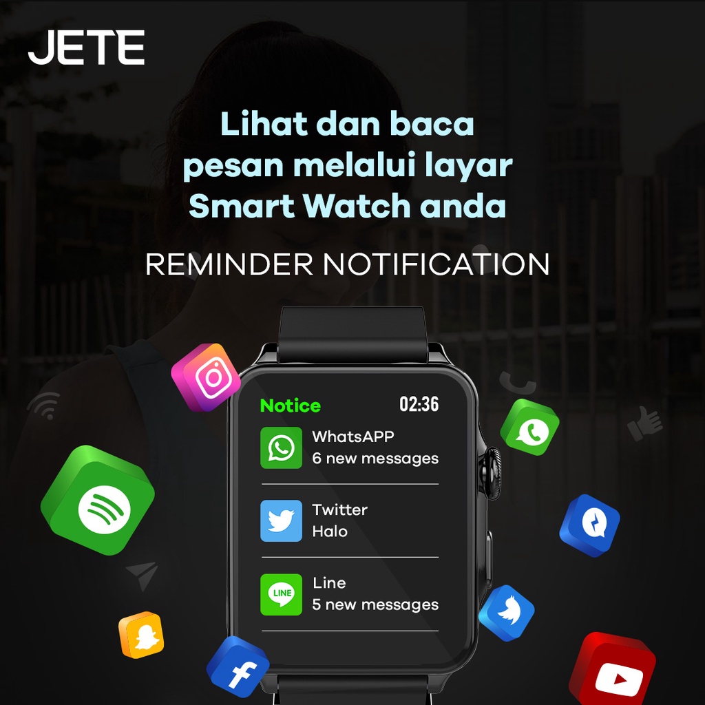 JETE Smartwatch FR12