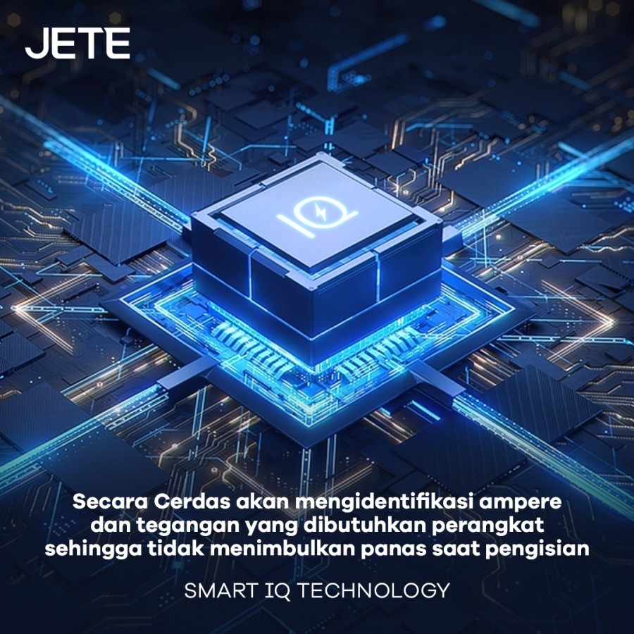 JETE Adaptor E3 GaN 2Out 20W 