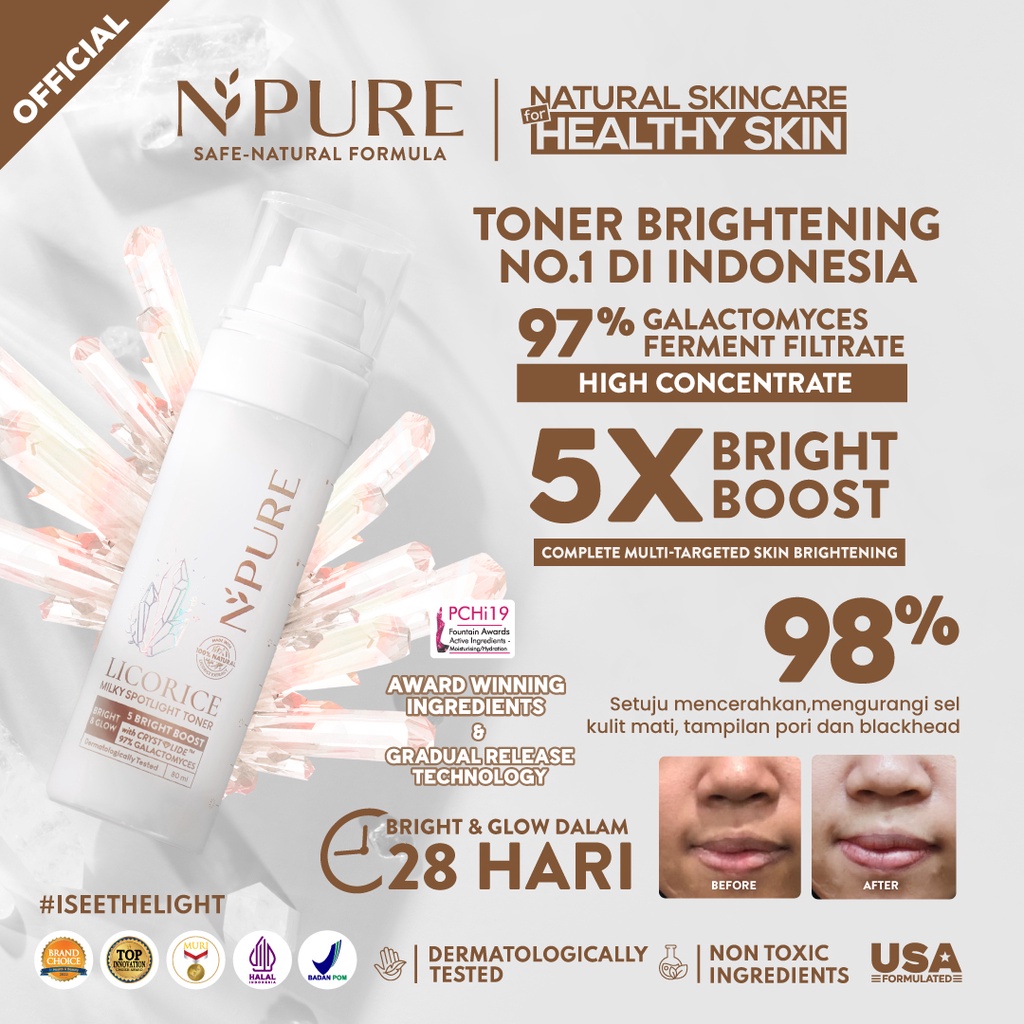 Npure Licorice Milky Spotlight Toner 80ml