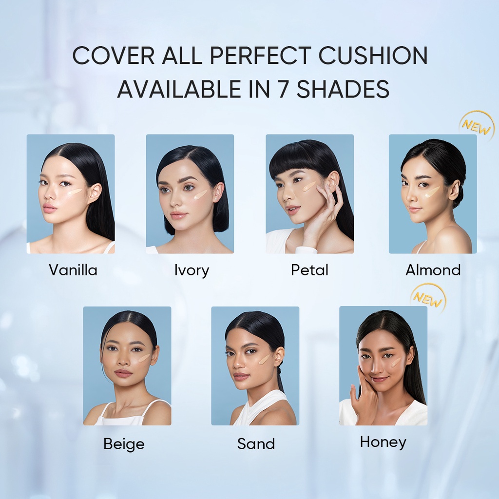 Skintific Cover All Perfect Cushion Full Size - 02 Ivory