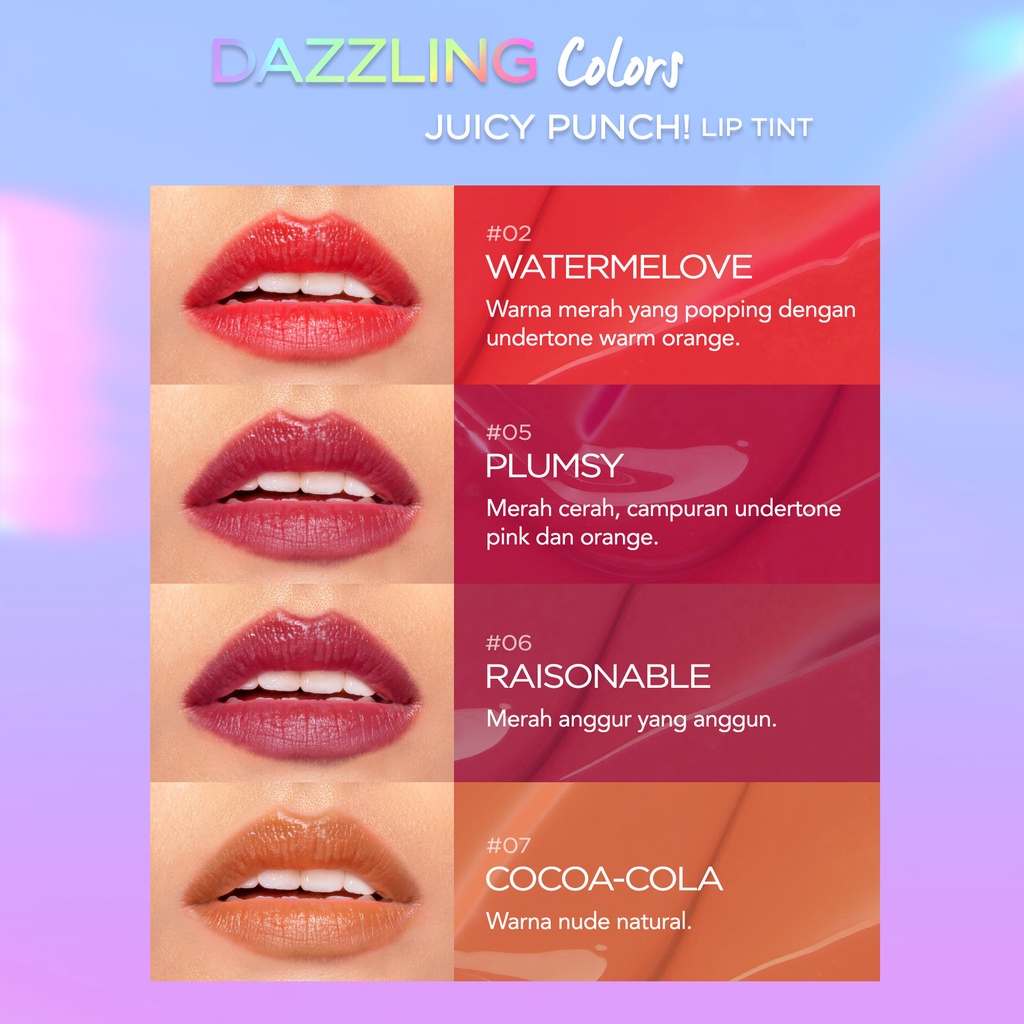 DAZZLE ME Juicy Punch Lip Tint 07 Cocoa-cola
