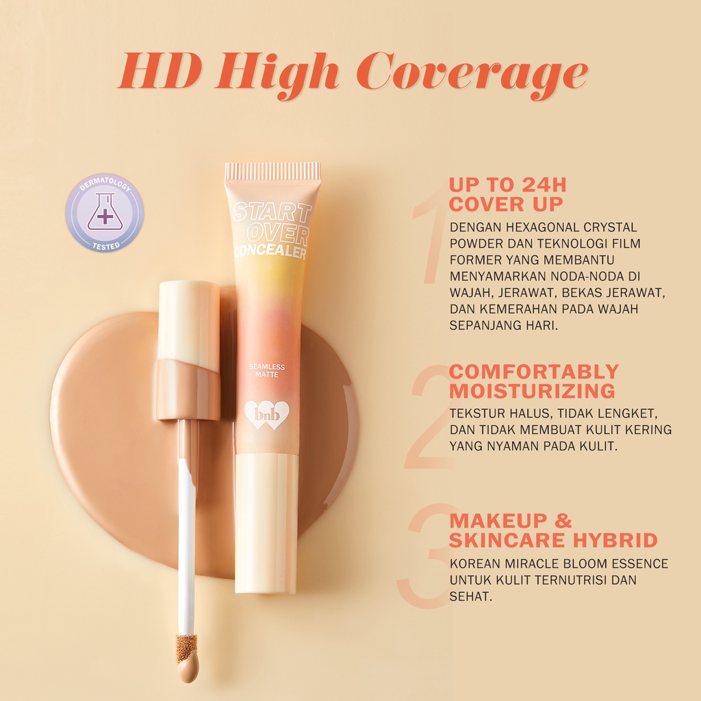 BNB Barenbliss Start Over Concealer - 02 Neutral Fresh Bud