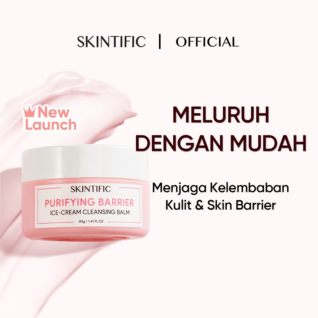 Skintific Purifying Barrier Ice Cream Cleansing Balm 40gr