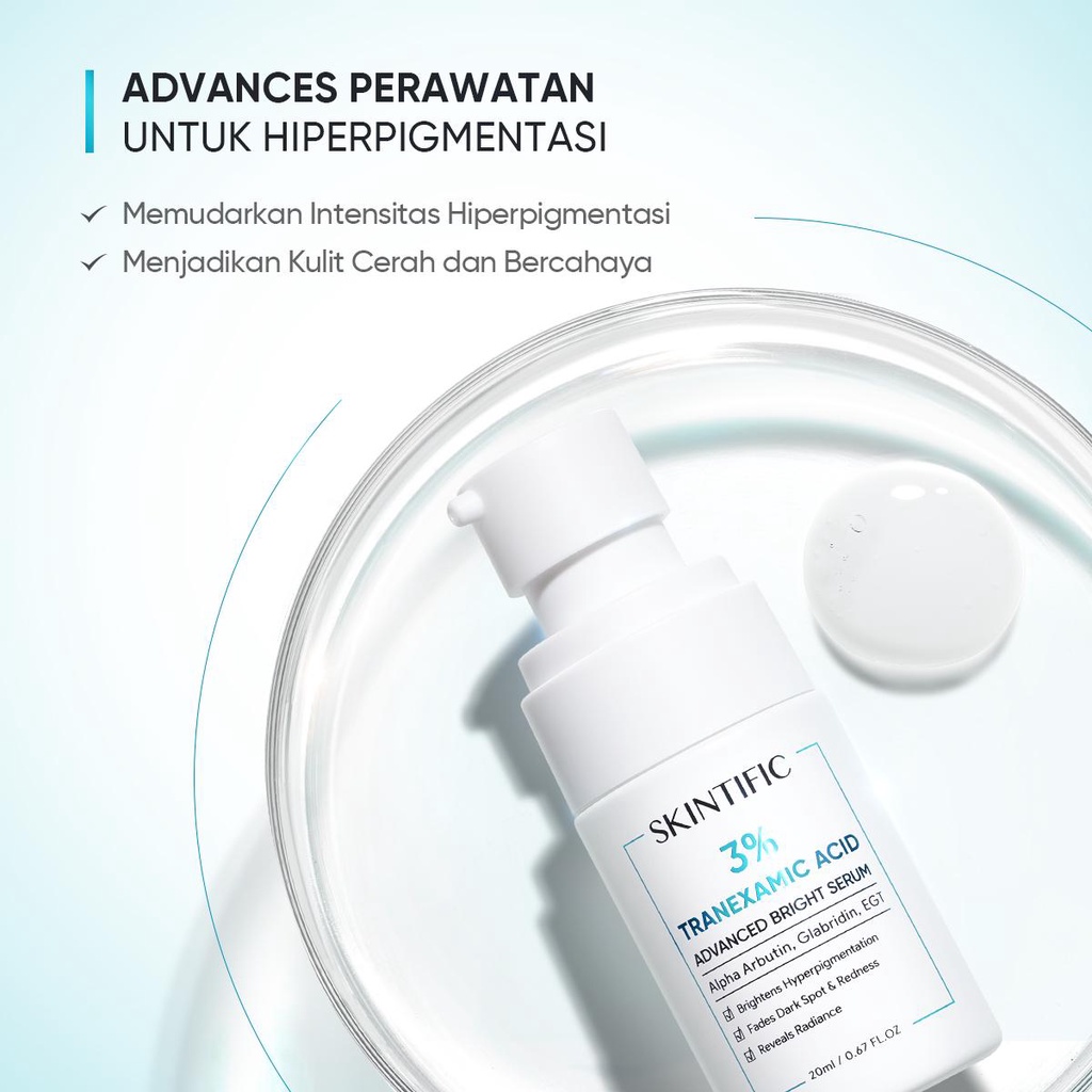 Skintific 3% Tranexamic Acid Advanced Bright Serum 20ml