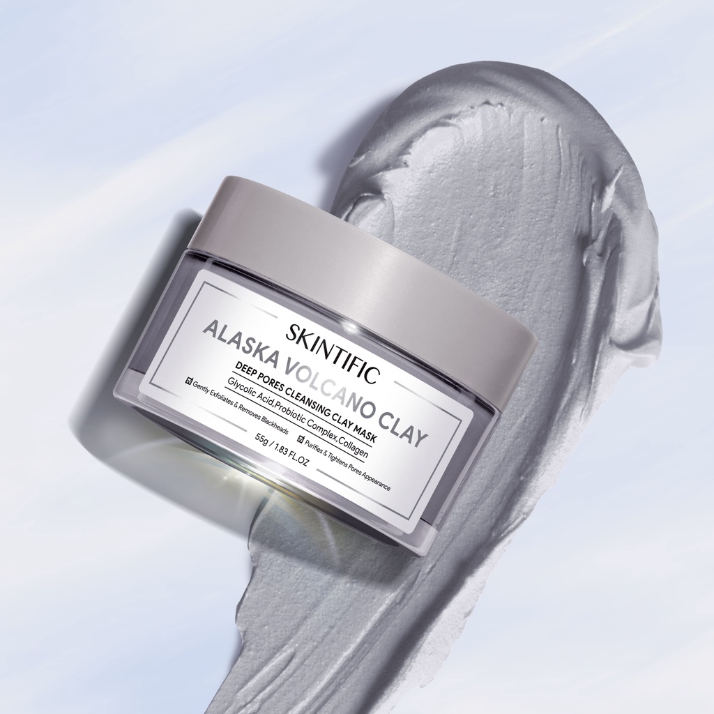 Skintific Alaska Volcano Deep Pores Cleansing Clay Mask 55gr