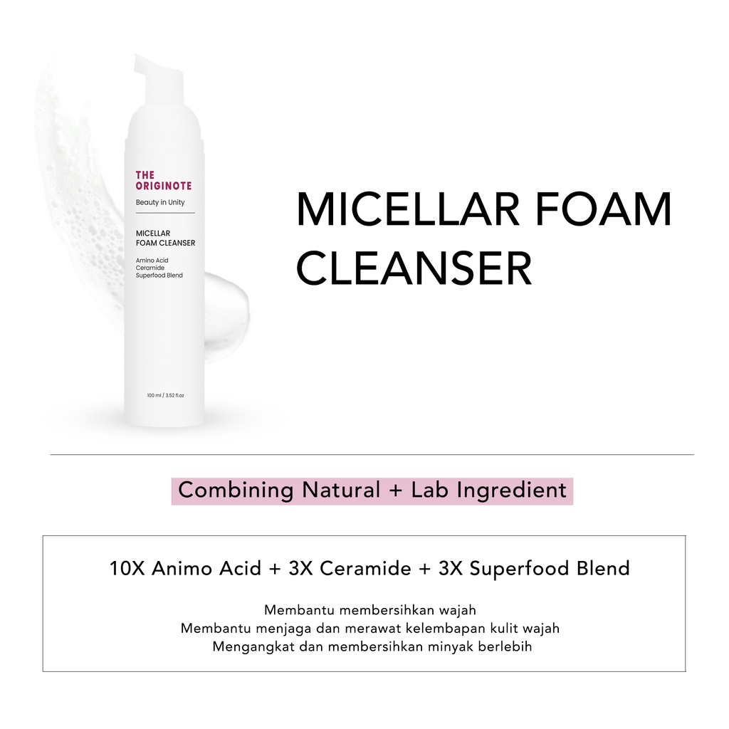 The Originote Micellar Foam Cleanser 100ml