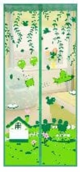 Tirai Magnet MOTIF GAMBAR Anti Nyamuk (Mosquito Net)