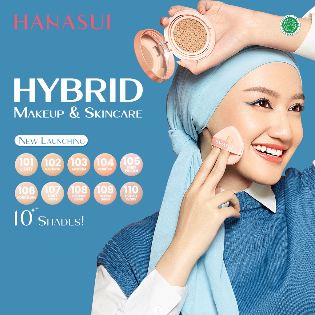 Hanasui Serum Cushion SoulMatte 15gr - 102 Natural