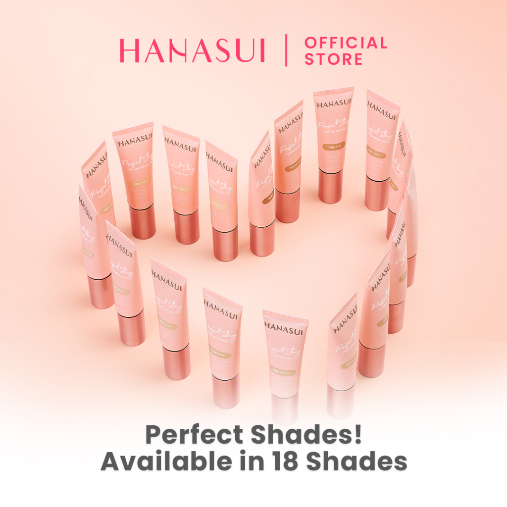 Hanasui Perfect Stay Foundation 25gr - 06 Shell