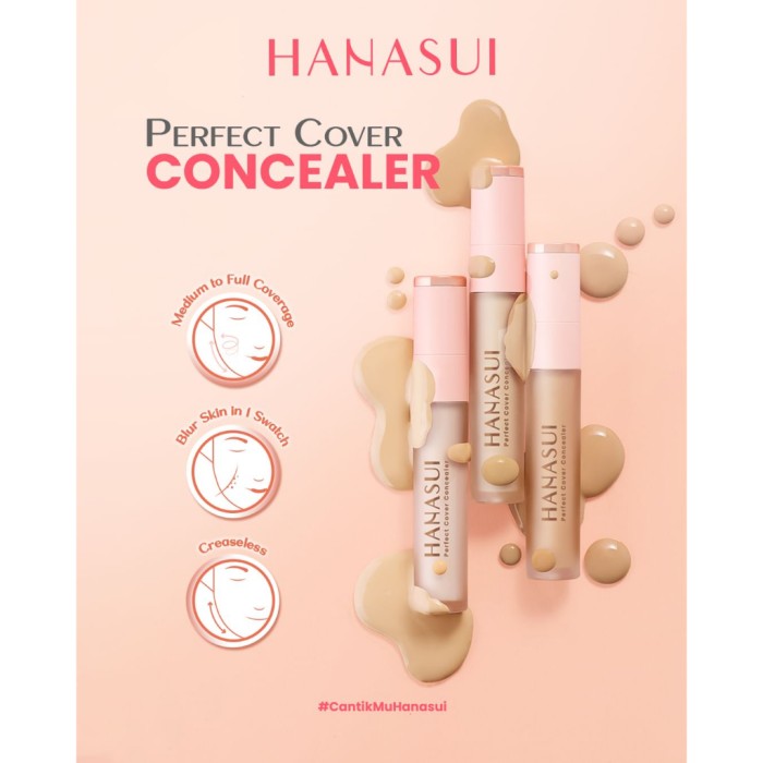 Hanasui Perfect Cover Concealer 4.5gr - 02 Ivory