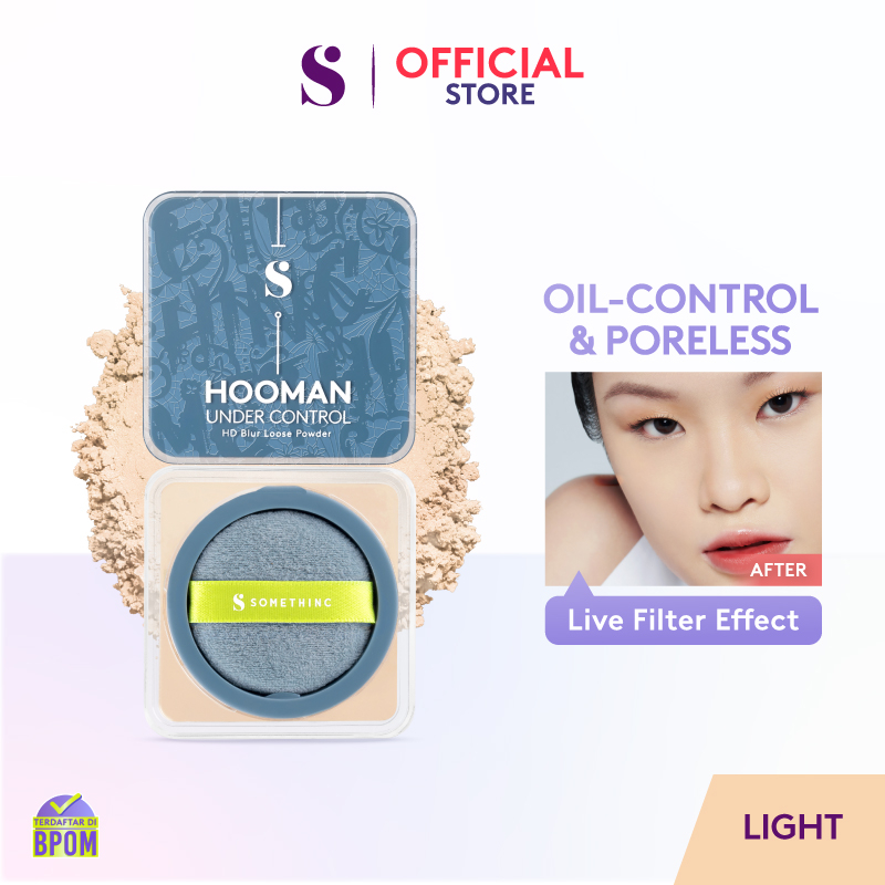 Somethinc Hooman Under Control HD Blur Loose Powder 13gr - Light