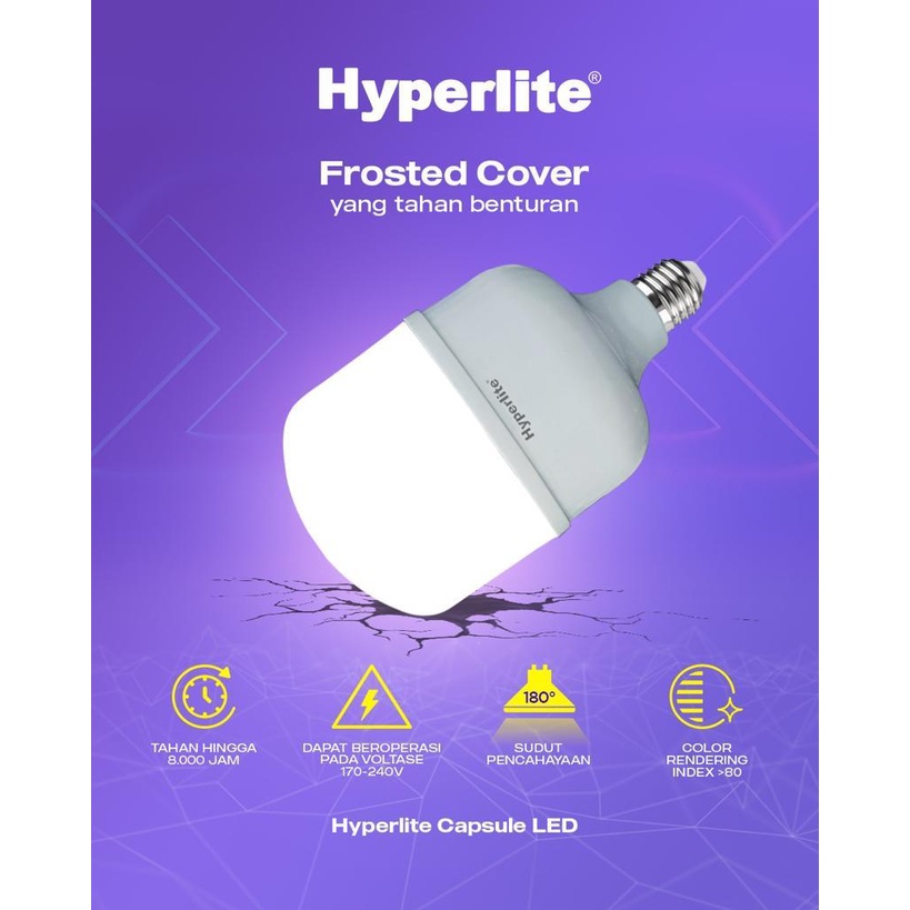 Hyperlite Capsule LED 14W CDL 14 Watt (Lampu Kapsul)