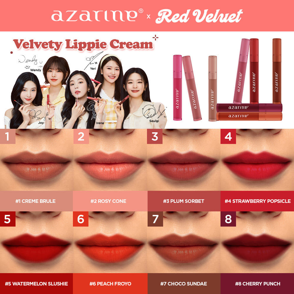 Azarine Velvety Lippie Cream - Watermelon Slushie