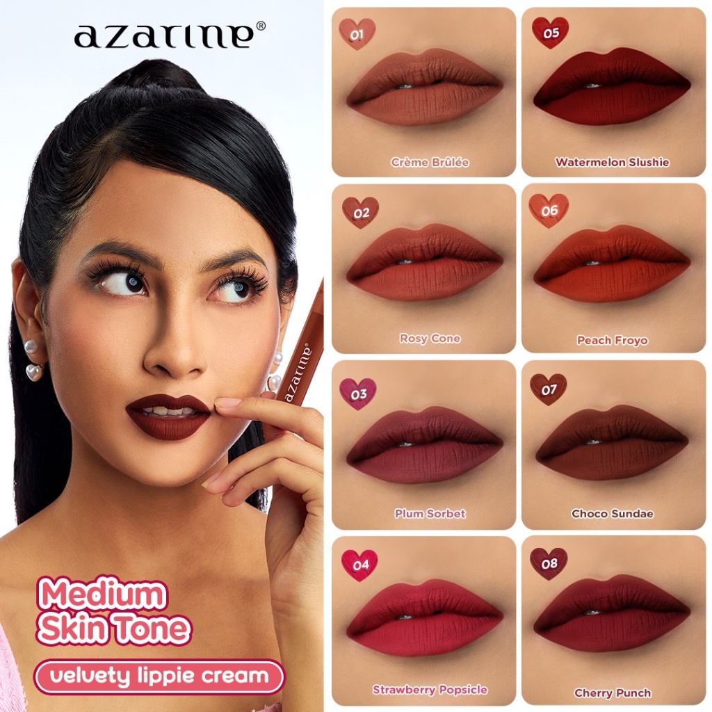 Azarine Velvety Lippie Cream - Choco Sundae