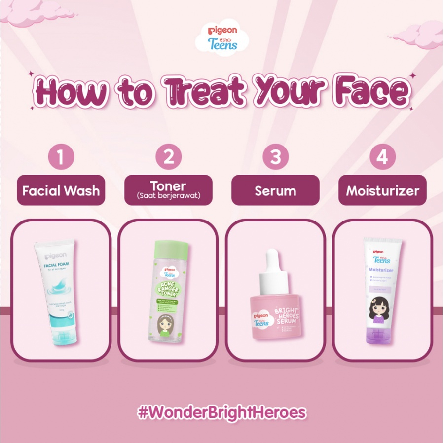 Pigeon Teens Serum 20ml - Bright Heroes