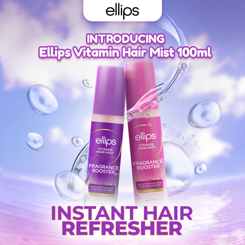 Ellips Vitamin Hair Mist Fragrance Booster - Fresh & Smooth 100ml