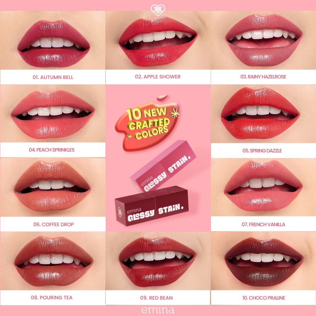 Emina Glossy Stain Liptint 3g - 07 French Vanilla