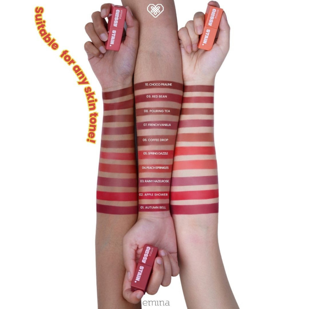 Emina Glossy Stain Liptint 3g - 07 French Vanilla