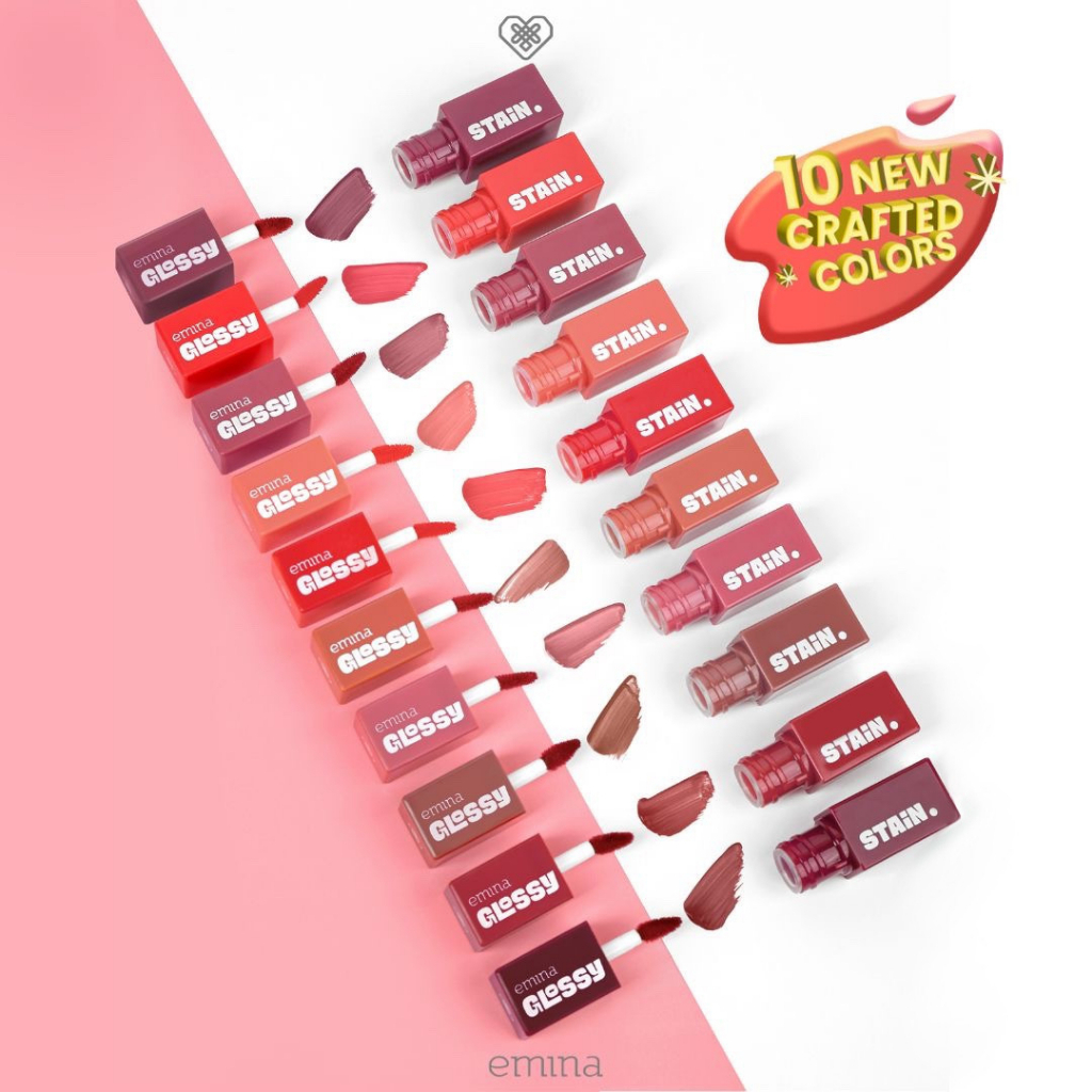 Emina Glossy Stain Liptint 3g - 08 Pouring Tea