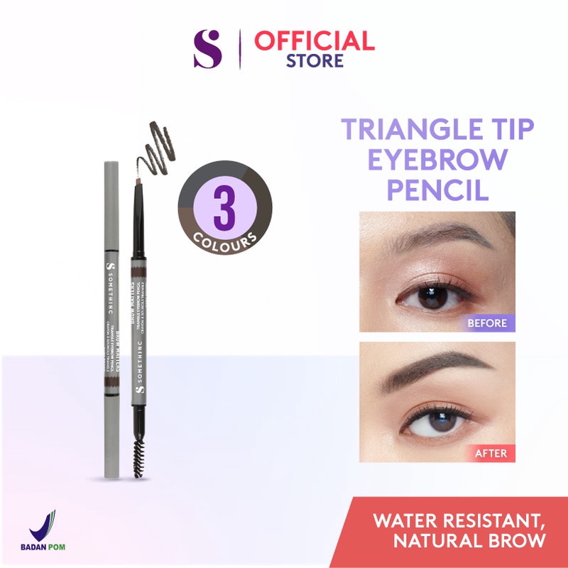 Somethinc Brow Matters Retractable Triangle Eyebrow Pencil - Dark Chocolate