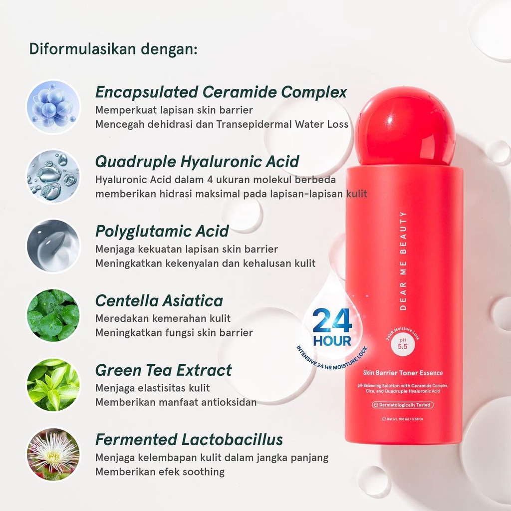 Dear Me Beauty Skin Barrier Toner Essence 100ml
