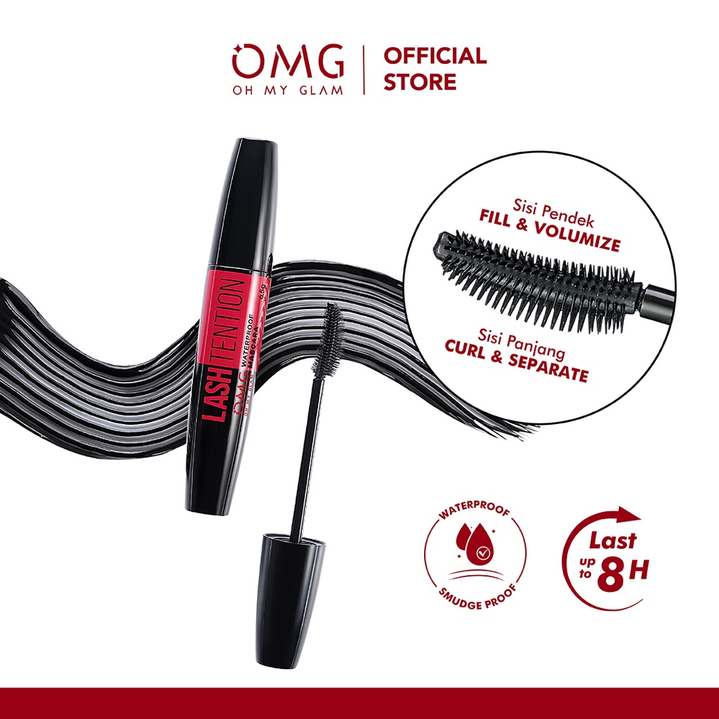 Oh My Glam Lashtension Waterproof Mascara 6.5gr (OMG)